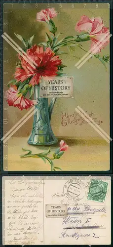 AK Künstler Blumen in der Vase Ansichtskarte Postkarte verschiedene Motive