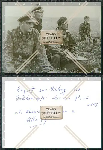 Foto  Soldaten Tarnkleidung Brückenkopf bei Charkow Charkiw Ukraine 1943