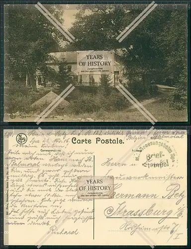 AK Feldpost 1. WK LIR Infanterie Regiment 122 Spa Belgien La Geronstere