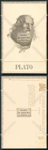 AK Portrait Plato Philosophen des Altertums No. 132 Raphael Tuck u. Sons