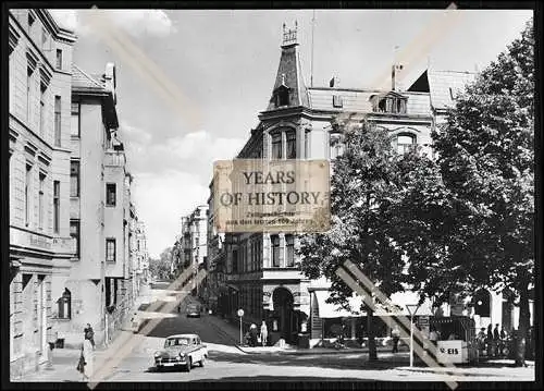 Foto Schwerin Mecklenburg am Ziegenmarkt DDR Trabant