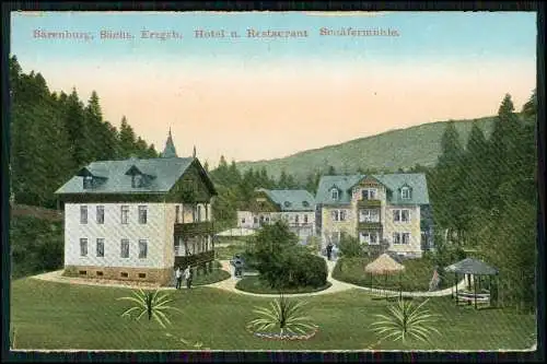 4x AK Ansichtskarte Postkarte Bärenburg Altenberg in Sachsen Osterzgebirge 1915