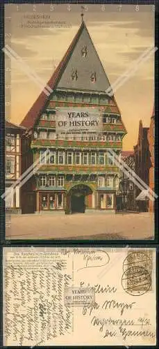 AK Hildesheim in Niedersachsen, Kunstgewerbehaus, Knochenhauer 1927 gelaufen