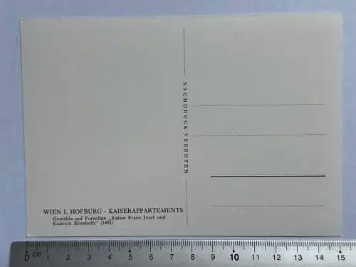 4x AK Wien Hofburg Kaiser Franz Joseph Kaiser Karl +Josef mit Kaiserin Elisabeth