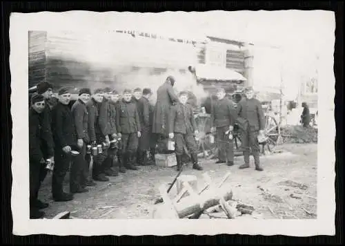 5x Orig. Foto Soldaten Vormarsch Russland Winter 1942-43