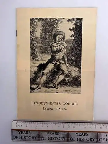 Heft Spielzeit 1973/74 Blätter des Landestheater Coburg - mit Spielplan Vorschau