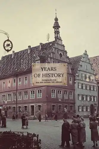 Repro Farbfoto 15x10cm Bayern Stadt Altstadt Platz