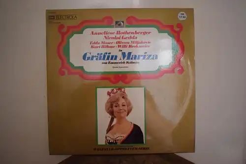 Anneliese Rothenberger, Nicolai Gedda, Edda Moser • Olivera Miljakovic, Kurt Böhme • Willi Brokmeier / Emmerich Kálmán – Gräfin Mariza (Großer Querschnitt)