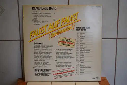 Klaus Lage Band – Faust Auf Faust (Schimanski)