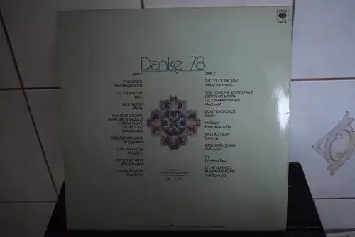 Danke 78 " Interessanter CBS Sampler , Limited Edition Nr. 6999 "