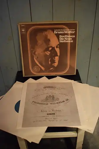 Beethoven, Columbia Symphony Orchester, Bruno Walter ‎– Die Neun Sinfonien " 7LP Box mit Textbeilage in sehr gutem Zustand"