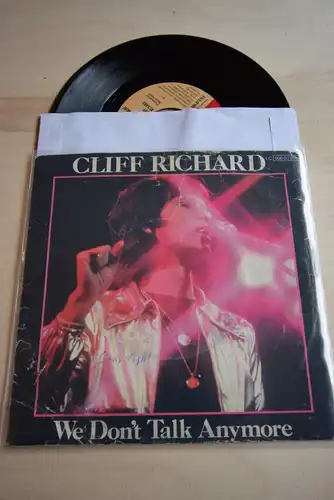 Cliff Richard ‎– We Don't Talk Anymore / Count me Out 