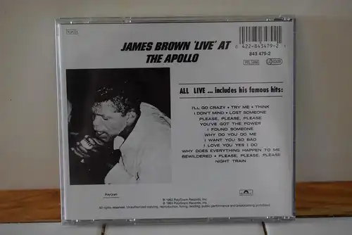 James Brown ‎– Live At The Apollo, 1962