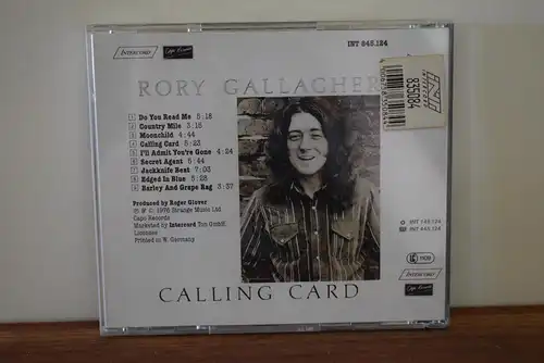 Rory Gallagher ‎– Calling Card