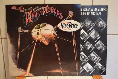 Jeff Wayne ‎– Highlights From Jeff Wayne's Musical Version Of The War Of The Worlds