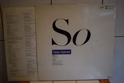 Peter Gabriel ‎– So