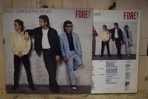 Huey Lewis And The News ‎– Fore!