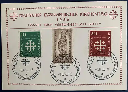 Bundesrep. Deutschland 1956 Nr 235 236 Berlin 132 Ersttagssonderstempel