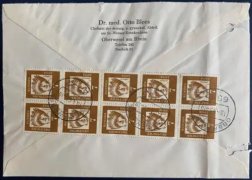 Bundesrep. Deutschland 1963 Nr 348x Rundstempel (Datum und/oder Ort klar)