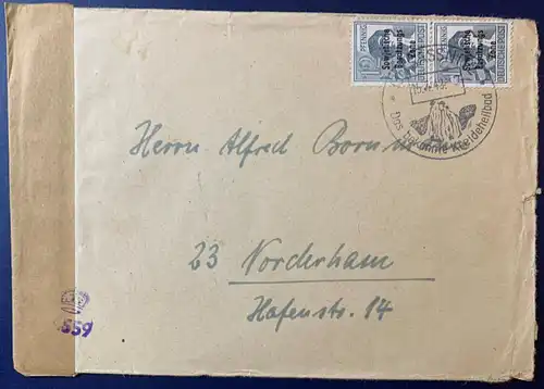 All. Bes. Sowj. Zone 1949 Sonderstempel