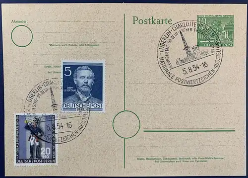 Berlin (West) 1954 Sonderstempel