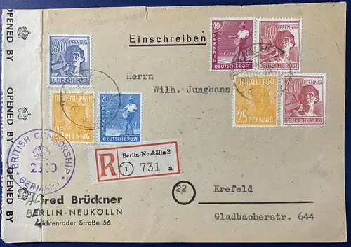 All. Bes. Gem.-Ausg. 1947 Briefvorderseite