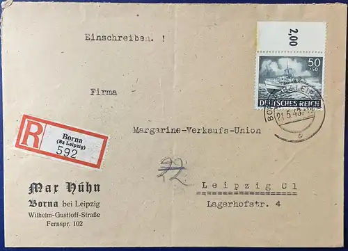 Deutsches Reich 1943 Rundstempel (Datum und/oder Ort klar)