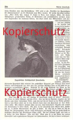 original Zeitungsbericht - 1911 - Anselm Feuerbach , Maler , Speyer , Rembrandt , Malerei , Gemälde !!!