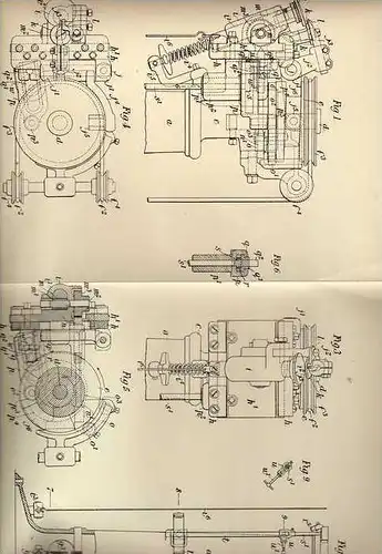 Original Patentschrift - M. Denne in Rushden , England , 1906 , Maschine für Schuhe , Schuster , shoes !!!