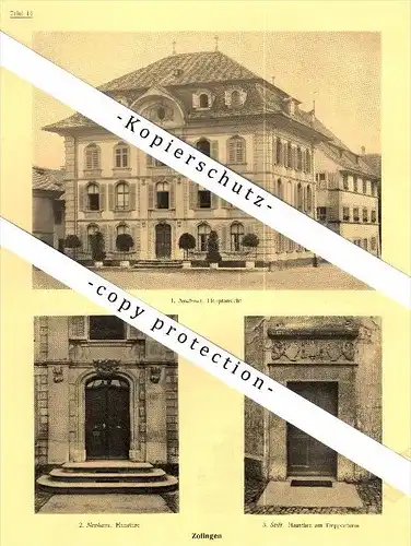 Photographien / Ansichten , 1924 , Zofingen , Neuhaus , Prospekt , Architektur , Fotos !!!