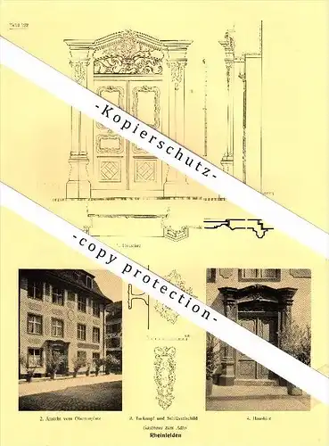 Photographien  / Ansichten , 1924 , Rheinfelden AG , Prospekt , Fotos , Architektur !!!