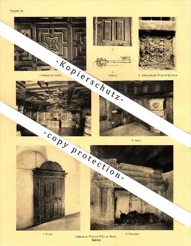 Photographien / Ansichten , 1935 , Sierre / Siders , Prospekt , Architektur , Fotos !!!