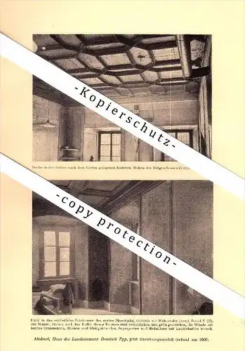 Photographien / Ansichten , 1910 , Altdorf , Erziehungsanstalt , D. Epp , Prospekt , Architektur , Fotos !!!