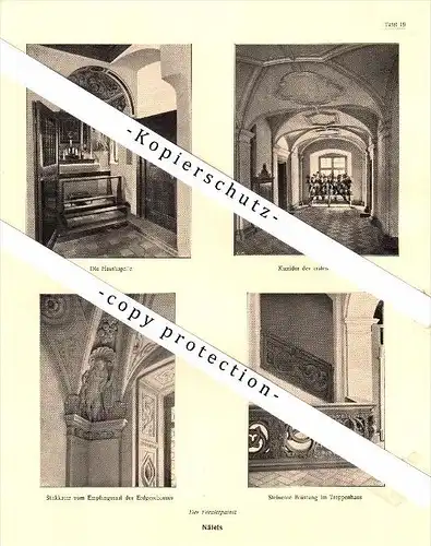 Photographien  / Ansichten , 1919 , Näfels , Der Freulerpalast , Prospekt , Fotos , Architektur !!!