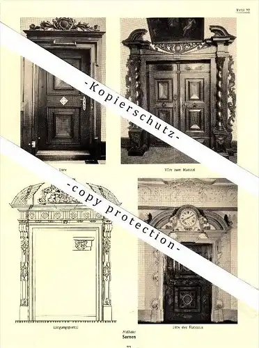 Photographien / Ansichten , 1937 , Sarnen , Rathaus , Haus Grundacher , Prospekt , Fotos , Architektur !!!