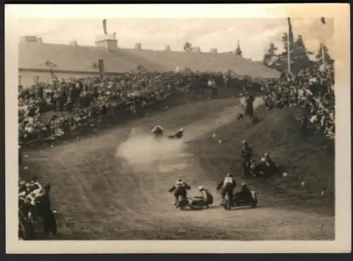 altes Foto , Bergring Teterow 1956 , Grasbahn , Bergringrennen !!!