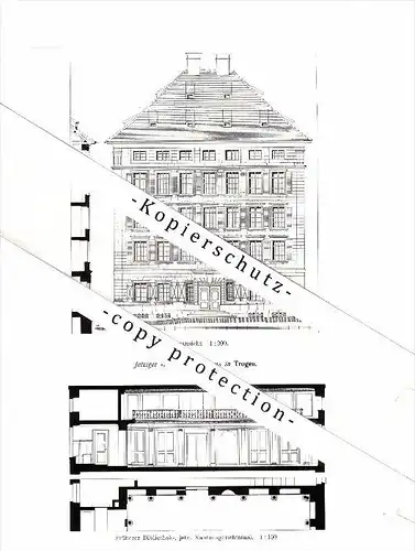 Photographien / Ansichten , 1913 , Trogen , Prospekt , Architektur , Fotos !!!