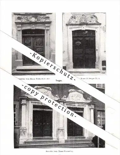 Photographien / Ansichten , 1913 , Trogen , Prospekt , Architektur , Fotos !!!