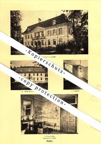 Photographien / Ansichten , 1928 , Middes , Bez. Glane , Prospekt , Architektur , Fotos !!!