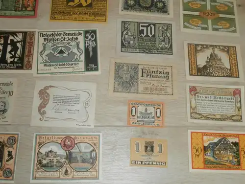 Sammlung 49x Notgeld - Deutschland unsortiert !!!