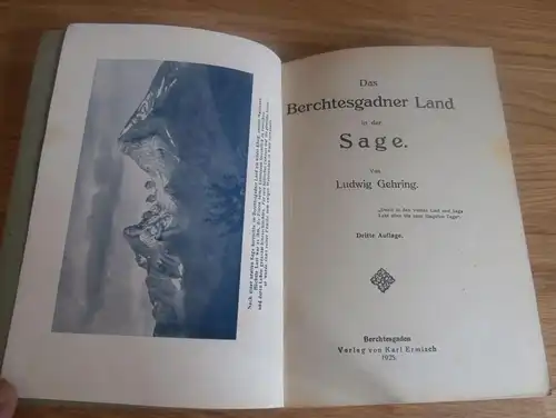 Berchtesgadner Land in der Sage , 1925 , Berchtesgaden , Bayern , Sagen , Märchen , Geschichten !!!