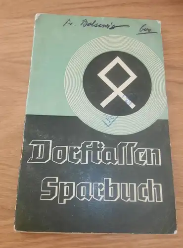 altes Sparbuch Neuwied , 1934-1944 , Frieda Bolsewig , Sparkasse , Bank !!!