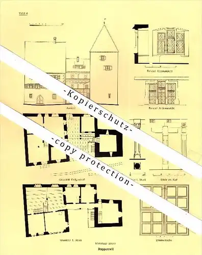 Photographien / Ansichten , 1937 , Rapperswil , Haus Breny , Meyer-Rotenfluh , Prospekt , Fotos , Architektur !!!