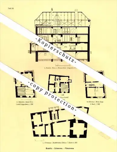 Photographien / Ansichten , 1925 , Dusch , Rodels , Fürstenau , Scharans , Prospekt , Architektur , Fotos !!!