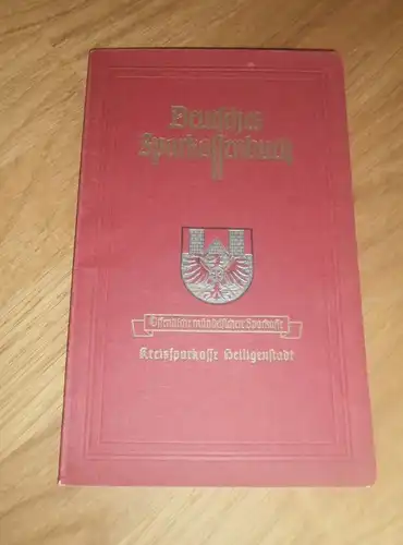 altes Sparbuch Heiligenstadt / Eichsfeld , 1941-1945 , Sparkasse , Bank !!!