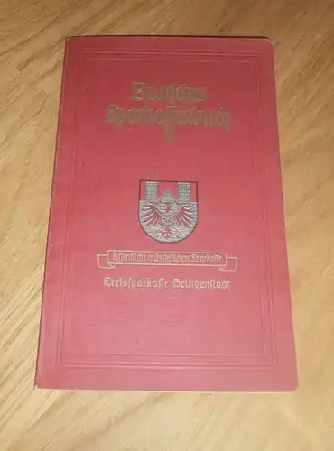 altes Sparbuch Heiligenstadt / Eichsfeld , 1941-1944 , Sparkasse , Bank !!!