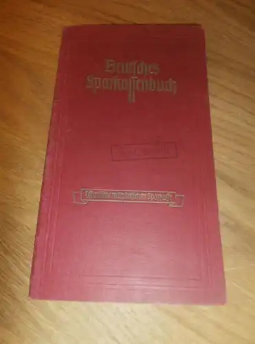 altes Sparbuch Wanzleben , 1942 - 1944 , Gabriele Gerecke in Altbrandsleben b. Oschersleben , Sparkasse , Bank !!!