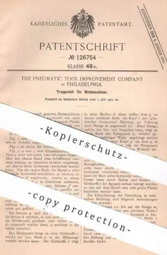 original Patent - The Pneumatic Tool Improvement Company , Philadelphia , USA , 1900 , Nietmaschine | Nieten