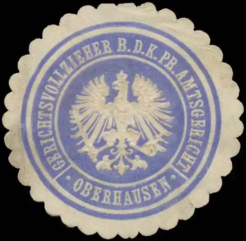 Gerichtsvollzieher b. d. K. Pr. Amtsgericht Oberhausen