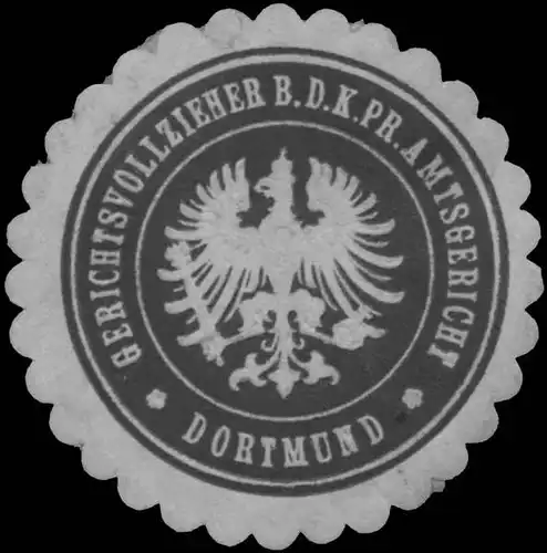 Gerichtsvollzieher b.d. K.Pr. Amtsgericht Dortmund